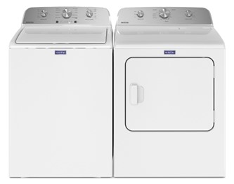 5.2 Cu. Ft. Top-Load Washer With Power Agitator & 7.0 Cu. Ft. Gas Wrinkle Prevent Dryer