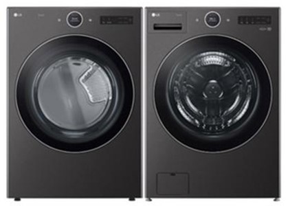 5.8 cu.ft. Front Load Washer & 7.4 cu.ft. Smart Front Load Dryer with TurboSteam®