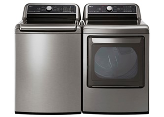 5.6 cu. ft. Mega Capacity Smart WiFi Enabled Top Load Washer With 7.3 CU.FT. Super Capacity Dryer 
