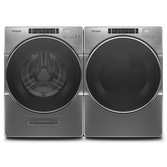 5.8 Capacity Washer & 7.4 Capacity Electric Dryer Front Load Pair