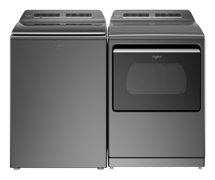 Top Load Washer and Front Load Electric Dryer