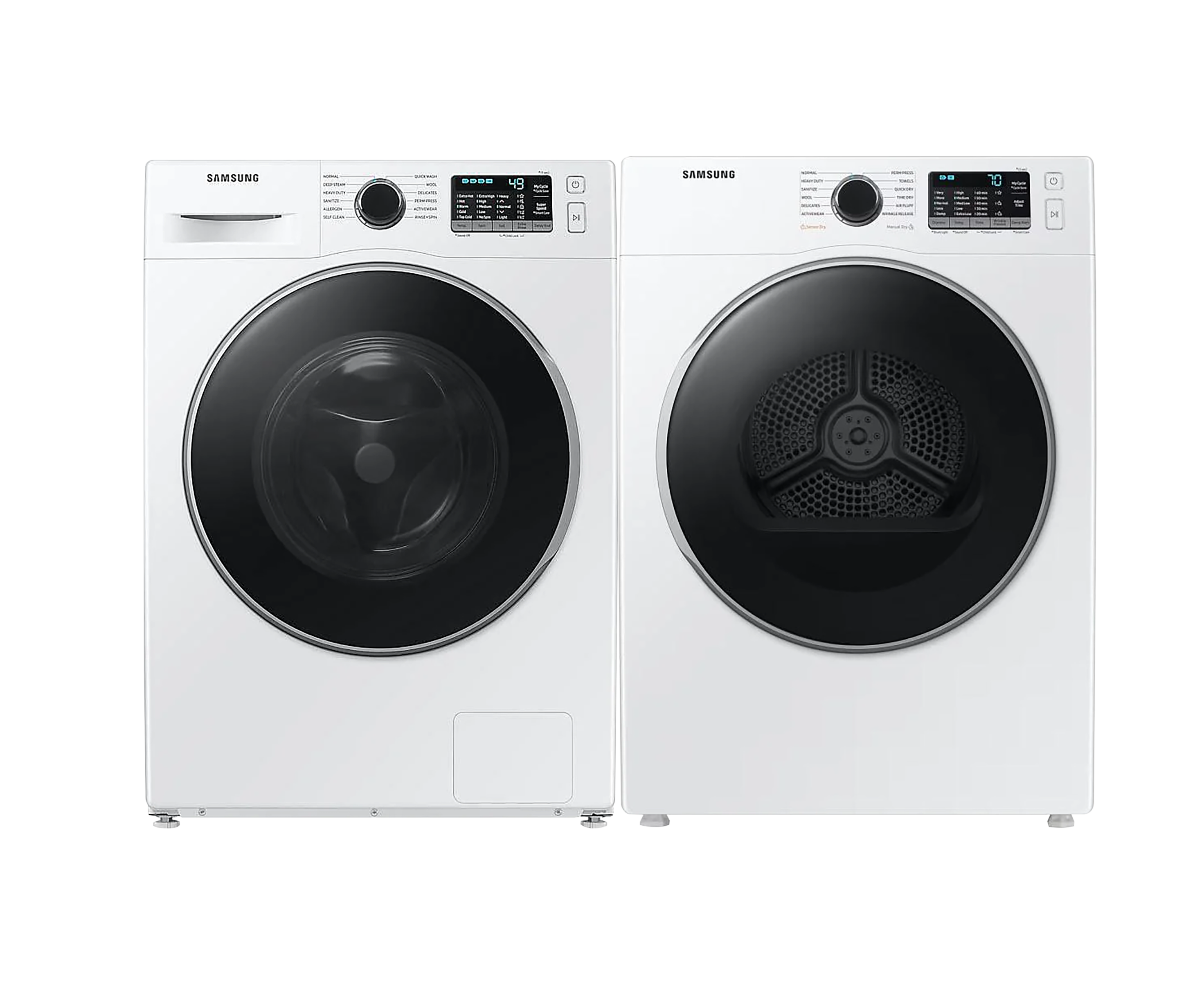 2.9 cu.ft. Front Load Washer & 4.0 cu.ft. 5000 Series Electric Dryer
