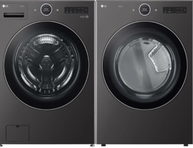 AI 5 Cu. Ft. Front Load Washer and 7.4 Cu. Ft. Front Load Electric Dryer Laundry Pair