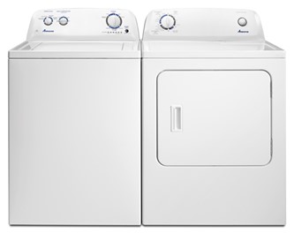 6.5cu.ft. Electric Dryer & 4.0 CU. FT. Top Load Washer