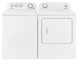 4.4 cu.ft. Top Loading Dual Action Agitator Washer & 6.5 cu.ft. Electric Dryer