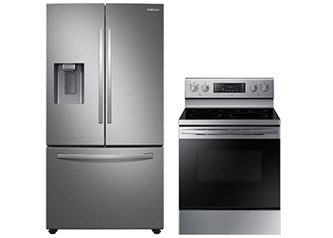 Samsung  Appliances Package Electric Range French Door  Refrigeration 