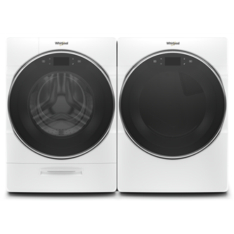 27" Width 5.8 Capacity Washer & 7.4 Capacity Electric Dryer Front Load Pair