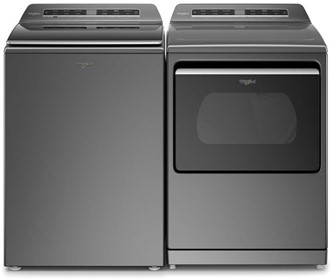 Smart Top Load Washer and Top Load Electric Dryer