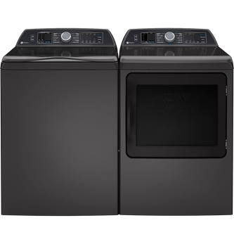 Top Load Washer & Front Load Dryer in Diamond Grey 