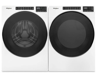 5.0 Cu. Ft. Front Load Washer &7.4 Cu. Ft. Electric Wrinkle Shield Dryer with Steam