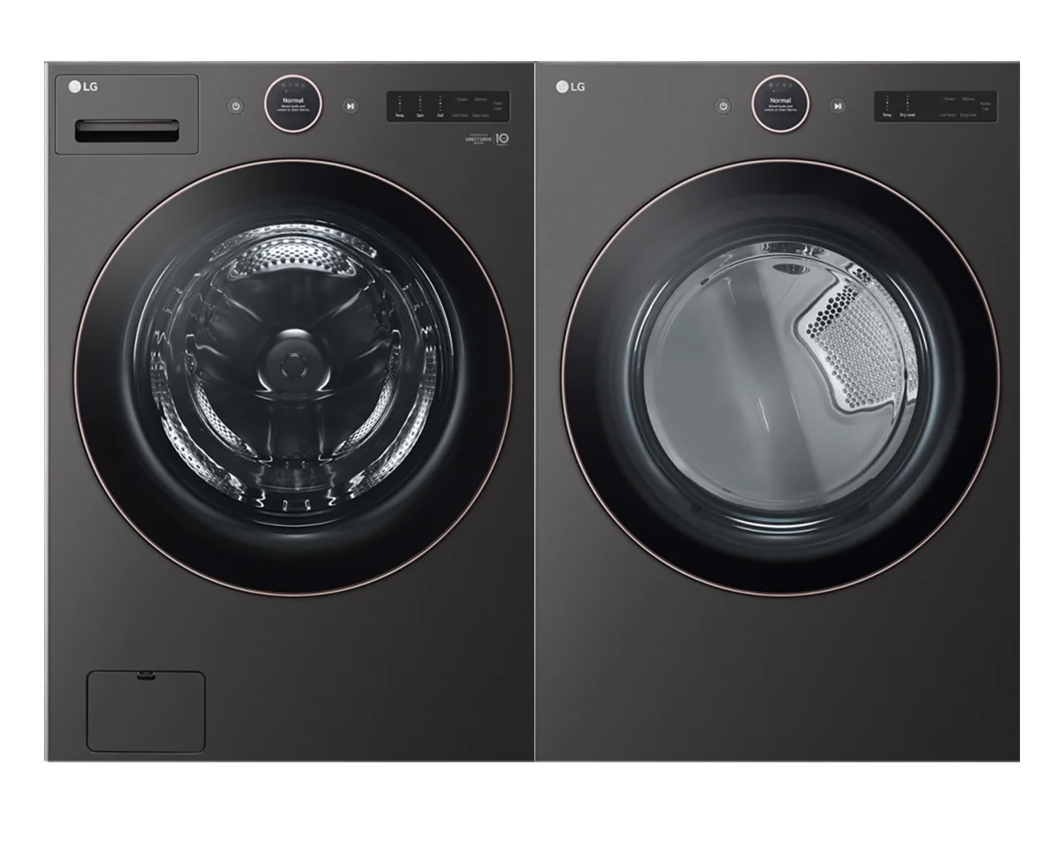 5.8 cu. ft. Mega Capacity Smart Energy Star Washer & 7.4 cu. ft. Ultra Large Dryer