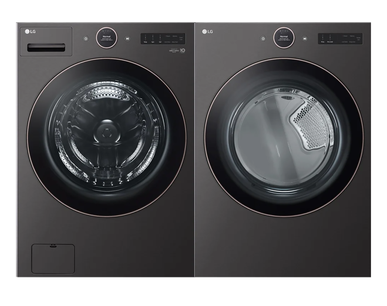 5.8 cu. ft. Mega Capacity Smart Energy Star Washer & 7.4 cu. ft. Ultra Large Dryer