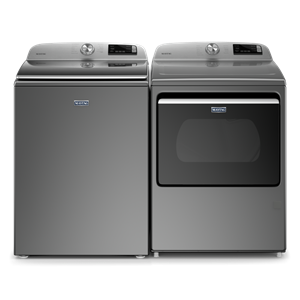 6.0 Cu.Ft.Top-Loading Washing Machine & Electric Dryer 7.4 Capacity with 13 Dry Cycles