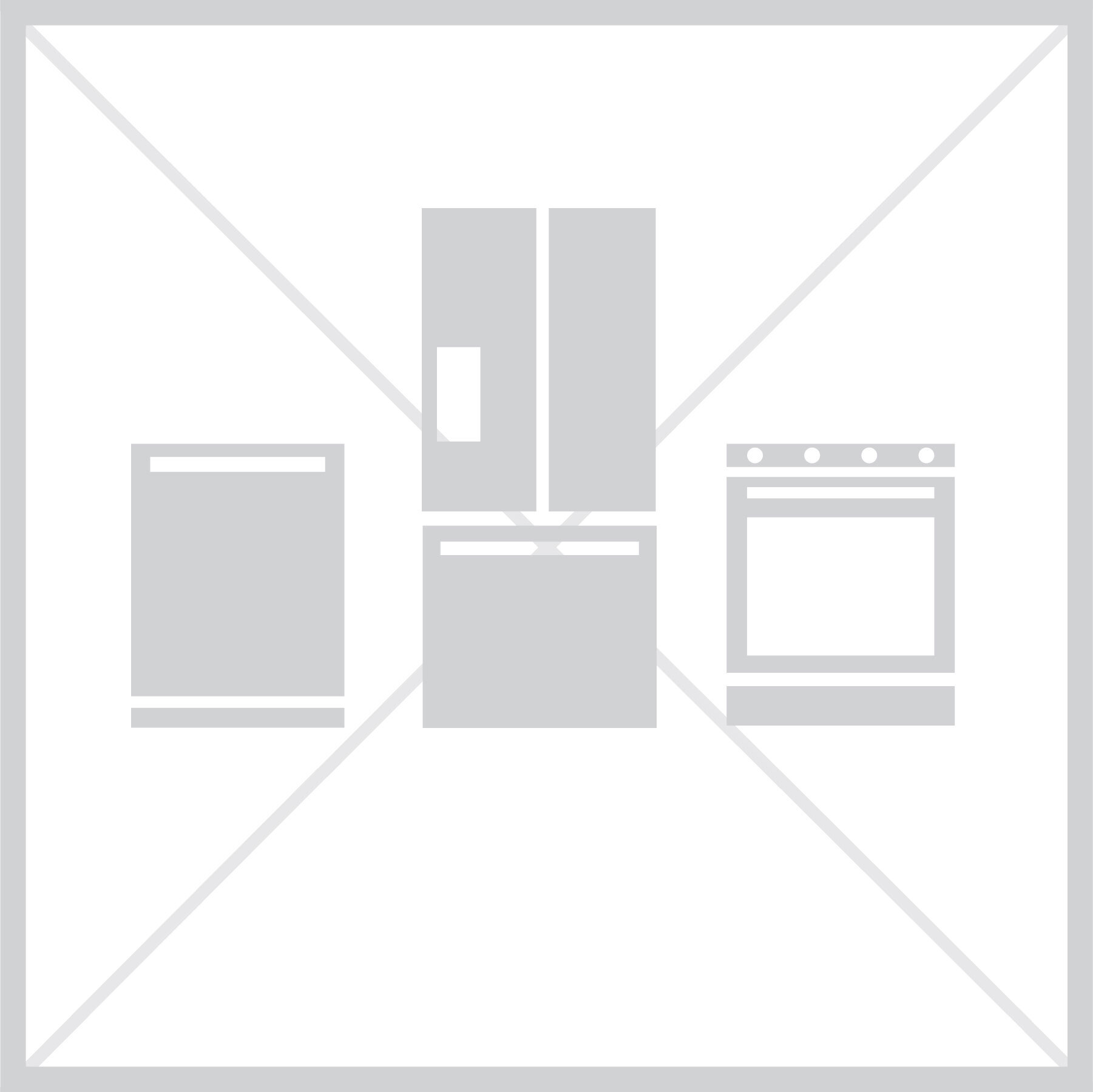 5 Pcs Kitchen Appliances Package with French Door Refrigerator and Dishwasher in Stainless Steel