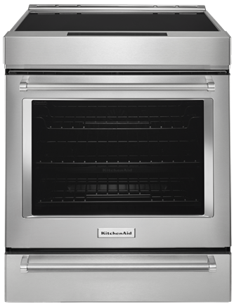 30-Inch 4-Element Induction Convection Front Control Range with Baking Drawer - Stainless Steel