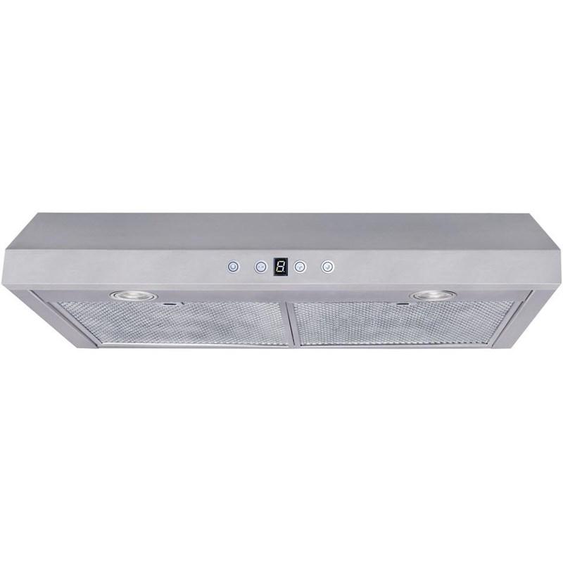 30W UNDERCABINET HOOD SQ CORN.- 600CFM
