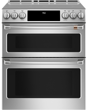 Café™ 30" Slide-In Front Control Induction and Convection Double Oven Range