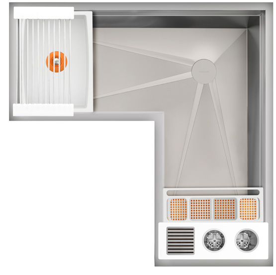 IDEAL CORNER WASHSTATION 4X4C WITH FOUR TOOL WASH