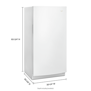 15.7 CU FT, REVERSIBLE DOOR, ELECTRONIC CONTROLS,