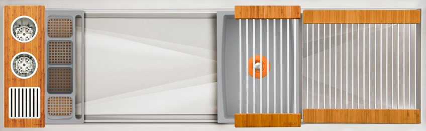 IDEAL WASHSTATION 4S WITH 18 DRYDOCK DRAIN SIDE