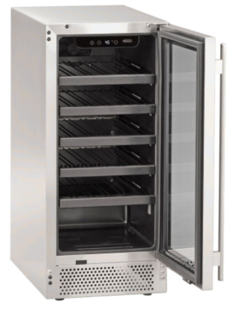 15"  2.7 Cu. Ft. Built-In Single Zone Wine Refrigerator With Wine Cradle