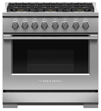 Gas Range, 36", 6 Burners