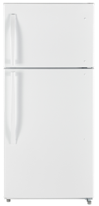 MTE18GTKWW - White on White Moffat 18 Cu. Ft. Top-Freezer No-Frost Refrigerator