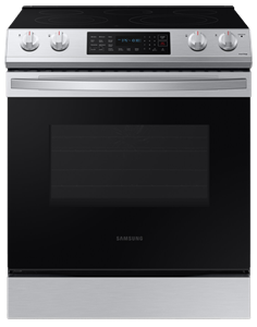 6.3 cu. ft. Electric Range with Fan Convection in Stainless Steel