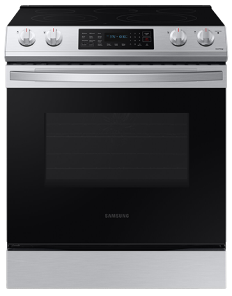 6.3 cu. ft. Electric Range with Fan Convection in Stainless Steel