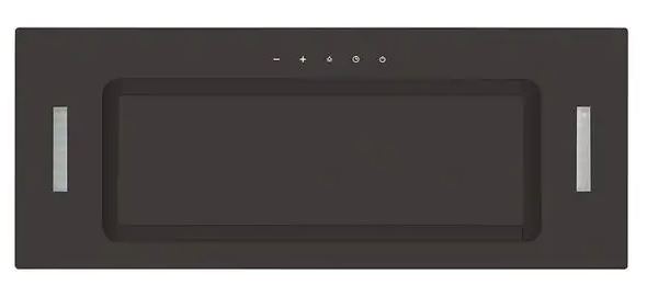 30W INSERT HOOD .600 CFM BLK GLASS