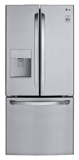 21.8 Cu.Ft. 30-Inch French Door Refrigerator with Water Dispenser