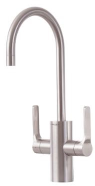 IDEAL HOT & COLD TAP IN MATTE STAINLESS STEEL, IDE