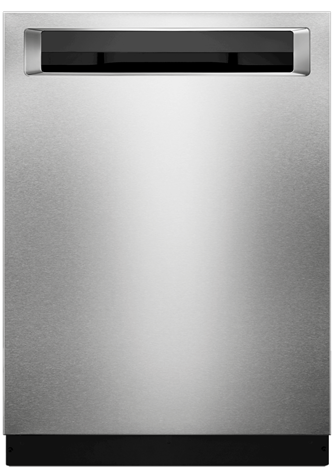 46 DBA Dishwasher with Third Level Rack and PrintShield Finish, Pocket Handle - Stainless Steel with PrintShield™ Finish