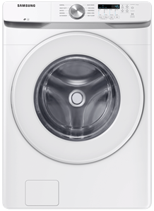 5.2 Cu.Ft. Front Load Washer with Shallow Depth in White