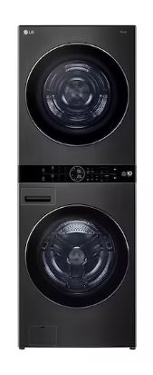 Single Unit LG WashTower(TM) with Center Control(TM) 5.0 cu. ft. Front Load Washer and 7.8 cu. ft. Electric Ventless Heat Pump Dryer