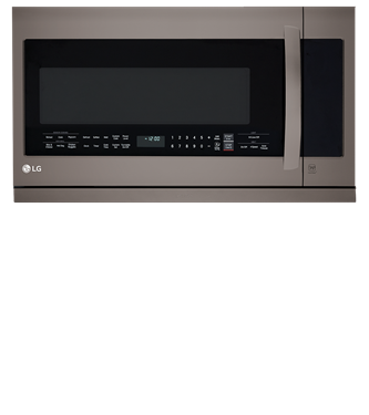 LG Black Stainless Steel Series 2.2 Cu Ft Over-the-range Mirowave With 2nd Generation Slide-out Extendavent
