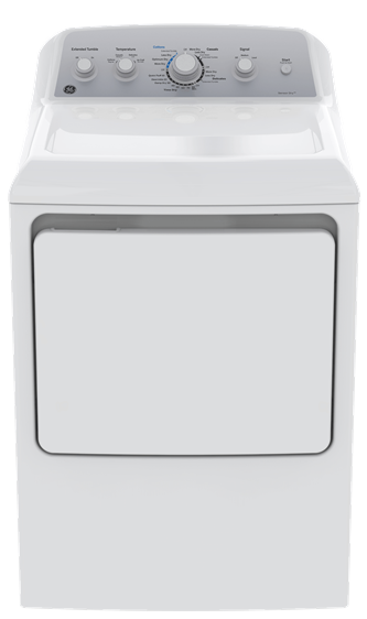 GE 7.2 Cu.Ft. Top Load Electric Dryer White GTD45EBMKWS
