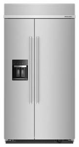 25.1 Cu. Ft. 42" Built-In Side-by-Side Refrigerator with Ice and Water Dispenser
