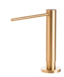IDEAL SOAP DISPENSER IN PVD BRUSHED GOLD STAINLESS