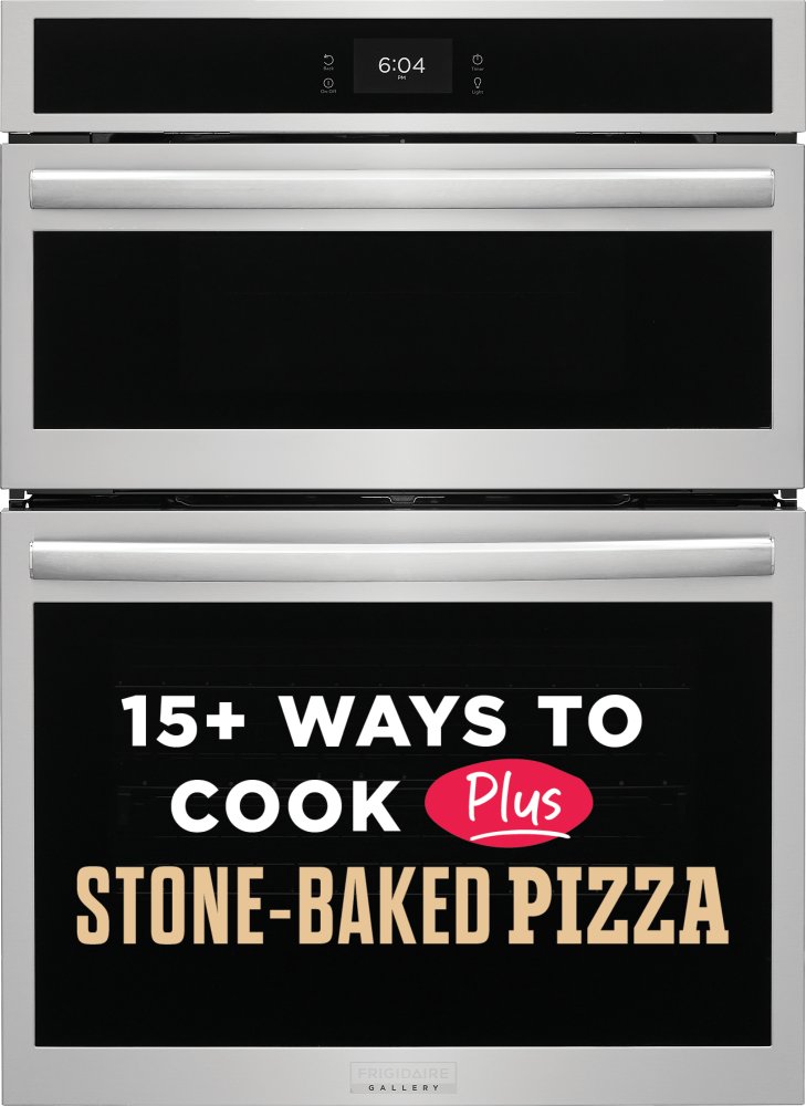 30&quot; Electric Wall Oven and Microwave Combination with Stone-Baked Pizza