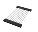 UPPER TIER DRYING RACK 9-1/4 X 18 IN GRAPHITE WO