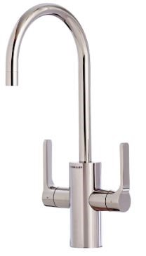 IDEAL HOT & COLD TAP IN POLISHED STAINLESS STEEL,