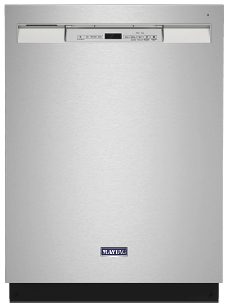 Stainless steel tub dishwasher with Dual Power filtration