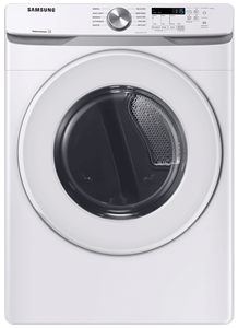 7.5 cu.ft. Electric Dryer with Shallow Depth in White