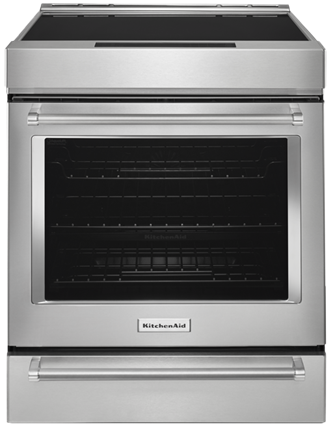 30-Inch 4-Element Induction Convection Front Control Range with Baking Drawer - Stainless Steel