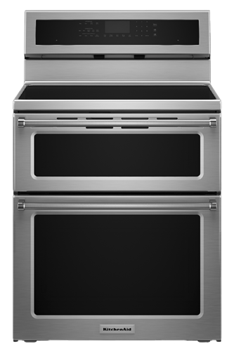 30-Inch 4-Element Induction Double Oven Convection Range - Stainless Steel