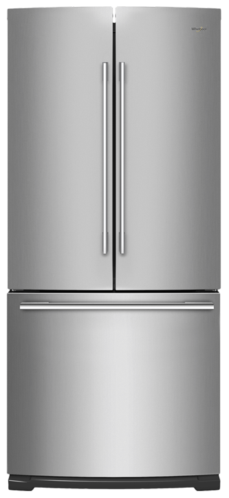 30-inch Wide Contemporary Handle French Door Refrigerator - 20 cu. ft.