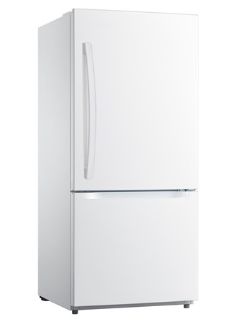 White Moffat 18.6 Cu. Ft. Bottom-Freezer Refrigerator