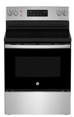 5.0 CU. FT. FREE STANDING ELECTRIC SELF CLEANING RANGE