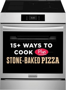 Induction Range with Stone Baked Pizza Mode